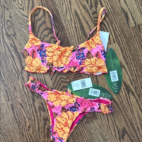 FARM Rio Other - Brand New FARM Rio Flowers Garden Bikini XS Top S Bottom
